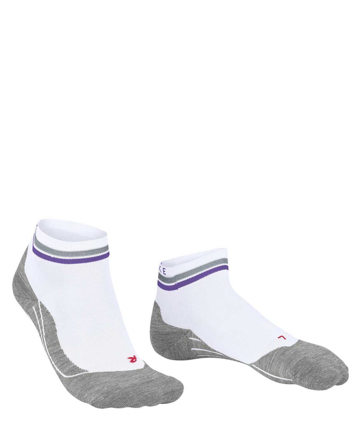 Falke RU4 Endurance Short Reflect Running Short sock Sports Socks Damen Weiß | 4578213-PB