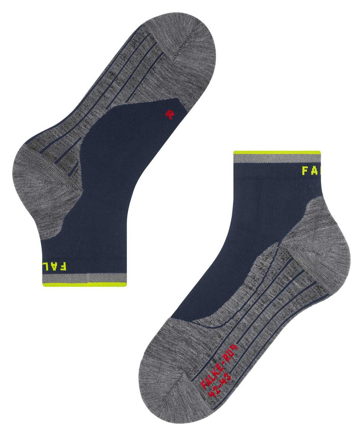 Falke RU4 Endurance Short Reflect Running Short sock Socken Herren Blau | 6014289-ES