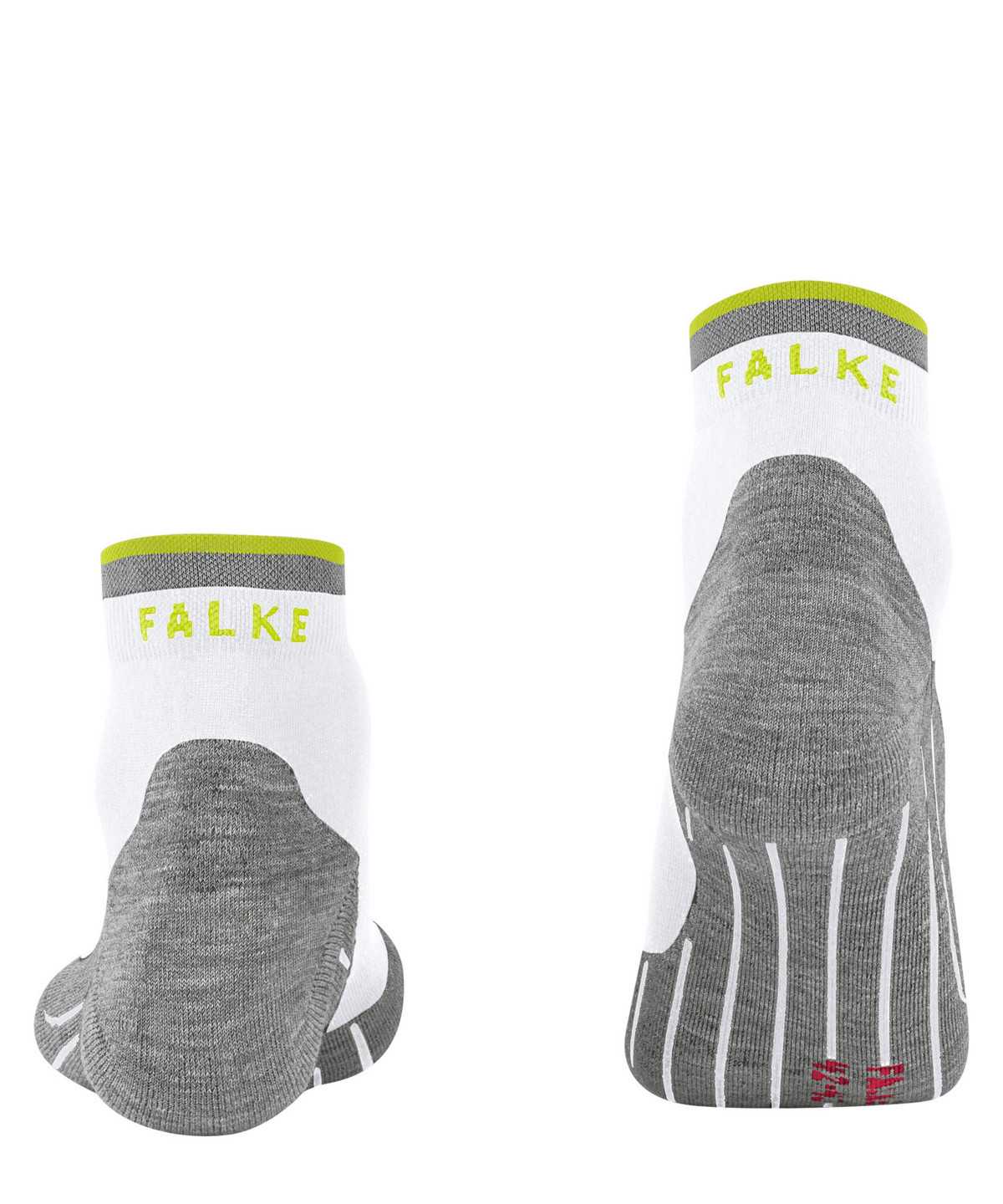 Falke RU4 Endurance Short Reflect Running Short sock Socken Herren Weiß | 3218046-IL