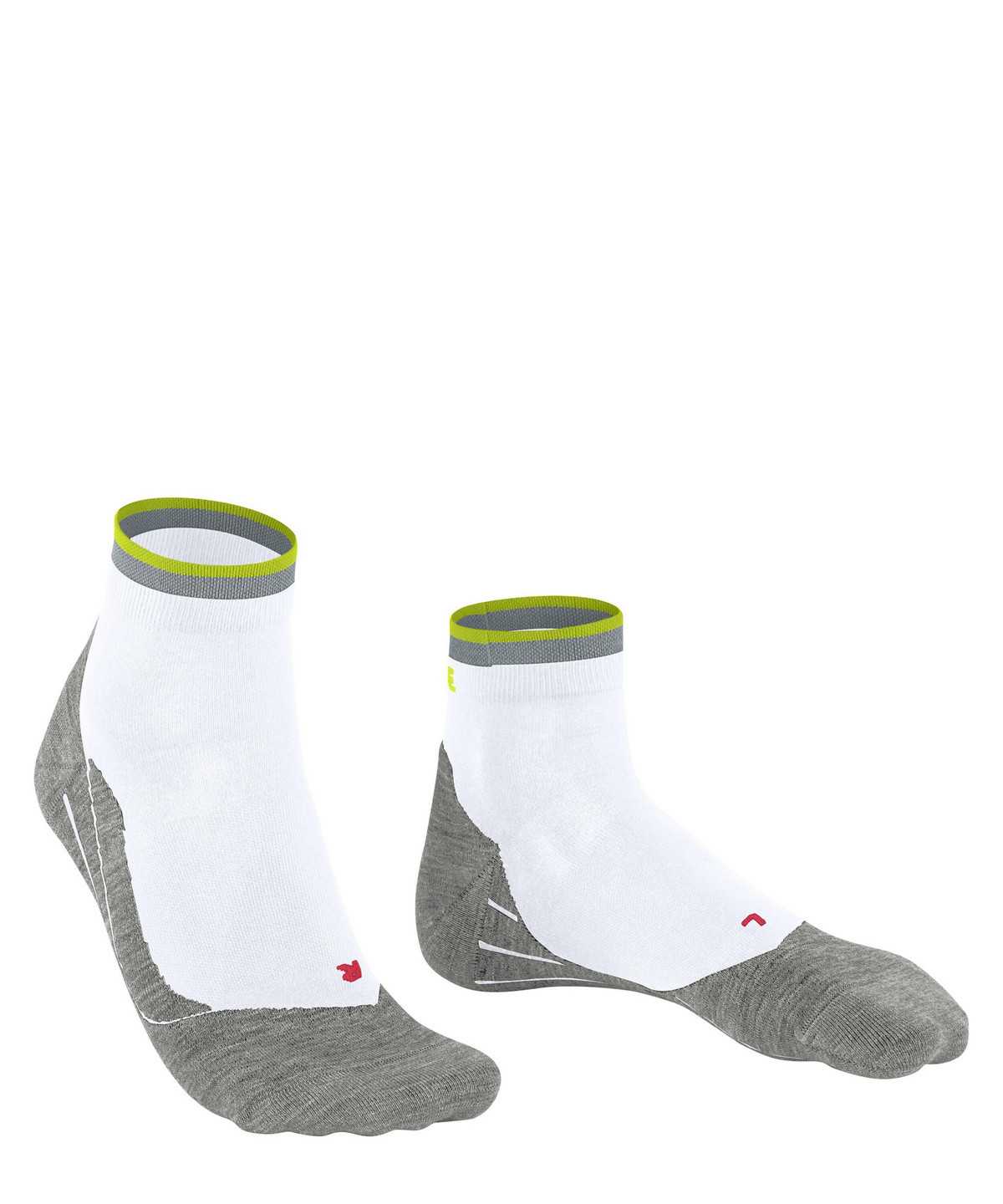 Falke RU4 Endurance Short Reflect Running Short sock Socken Herren Weiß | 3218046-IL