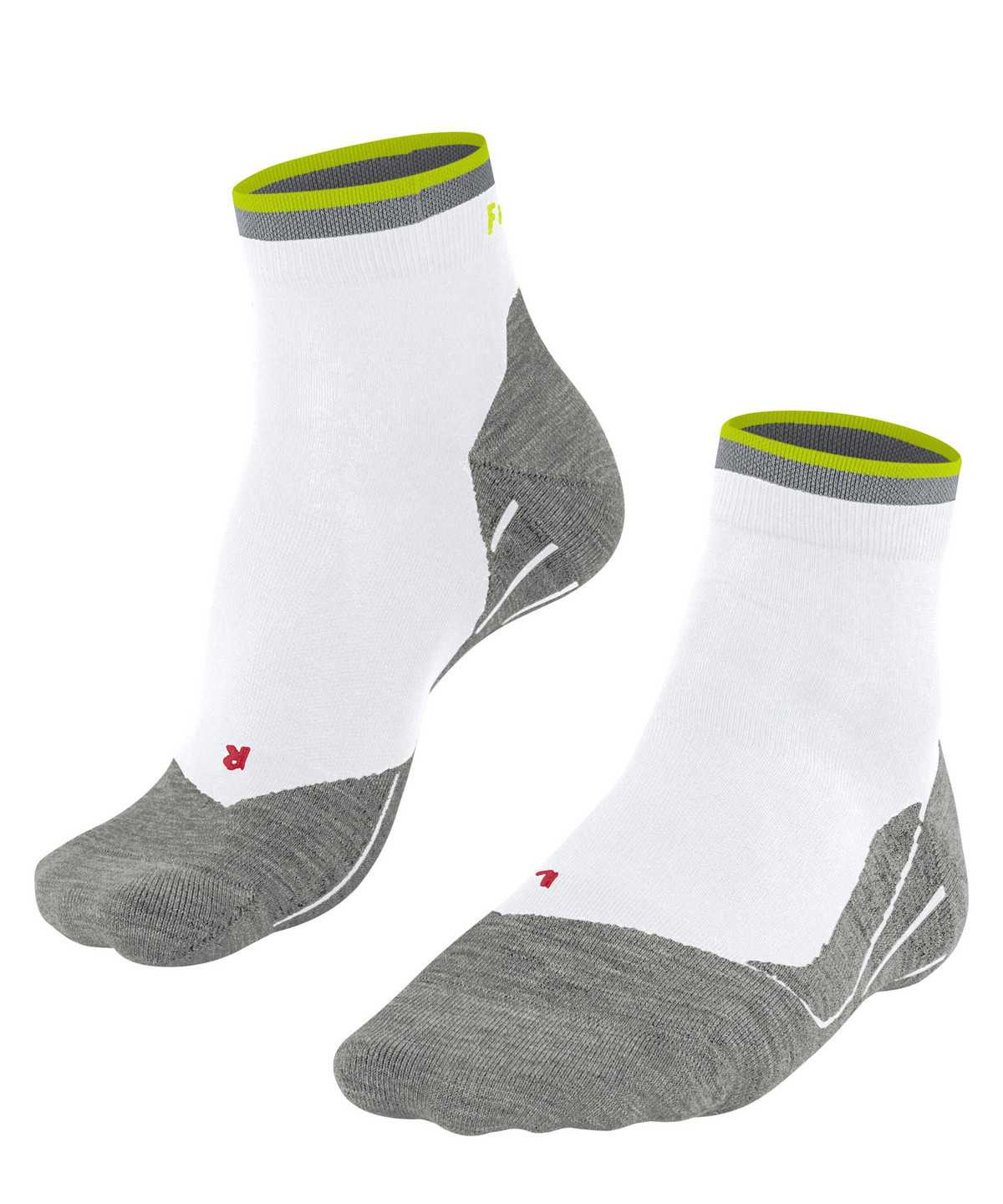 Falke RU4 Endurance Short Reflect Running Short sock Socken Herren Weiß | 3218046-IL