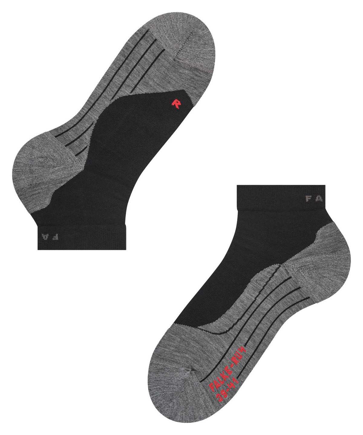 Falke RU4 Endurance Short Running Short sock Sports Socks Damen Schwarz | 5786934-CH