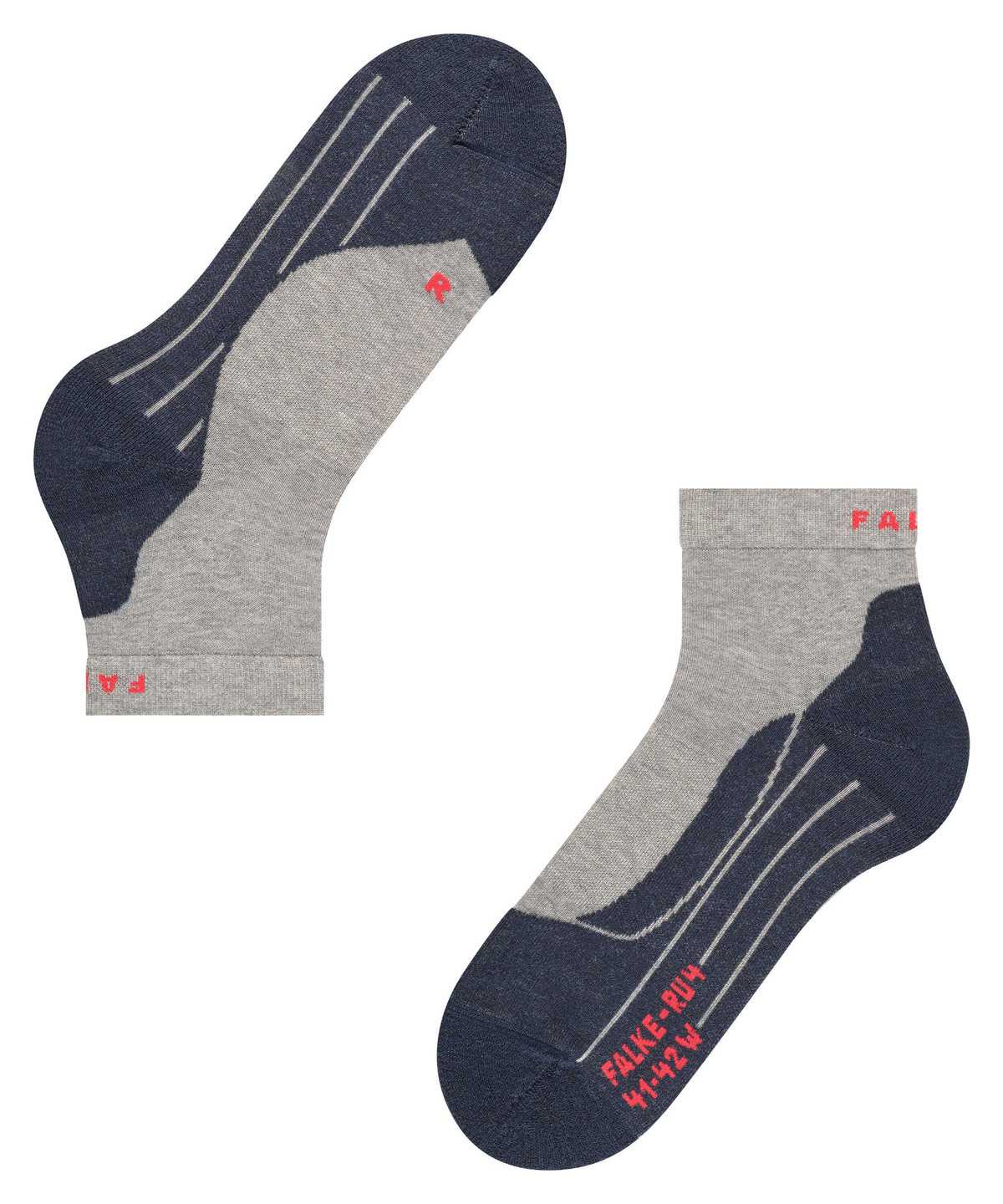 Falke RU4 Endurance Short Running Short sock Socken Herren Grau | 7451386-XQ