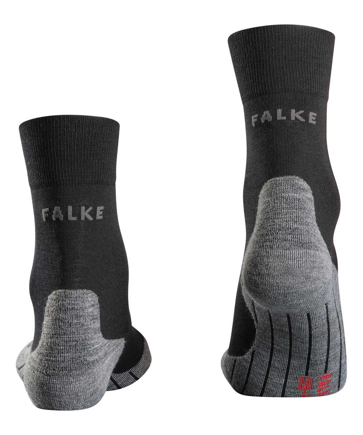 Falke RU4 Endurance Wool Running Socks Socken Herren Schwarz | 7598013-LB