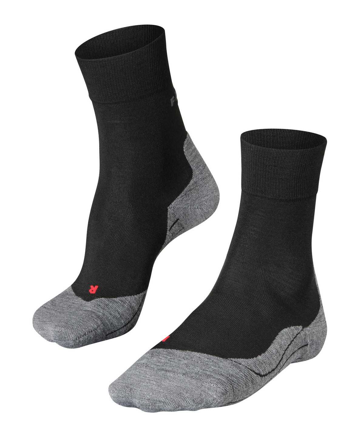 Falke RU4 Endurance Wool Running Socks Socken Herren Schwarz | 7598013-LB