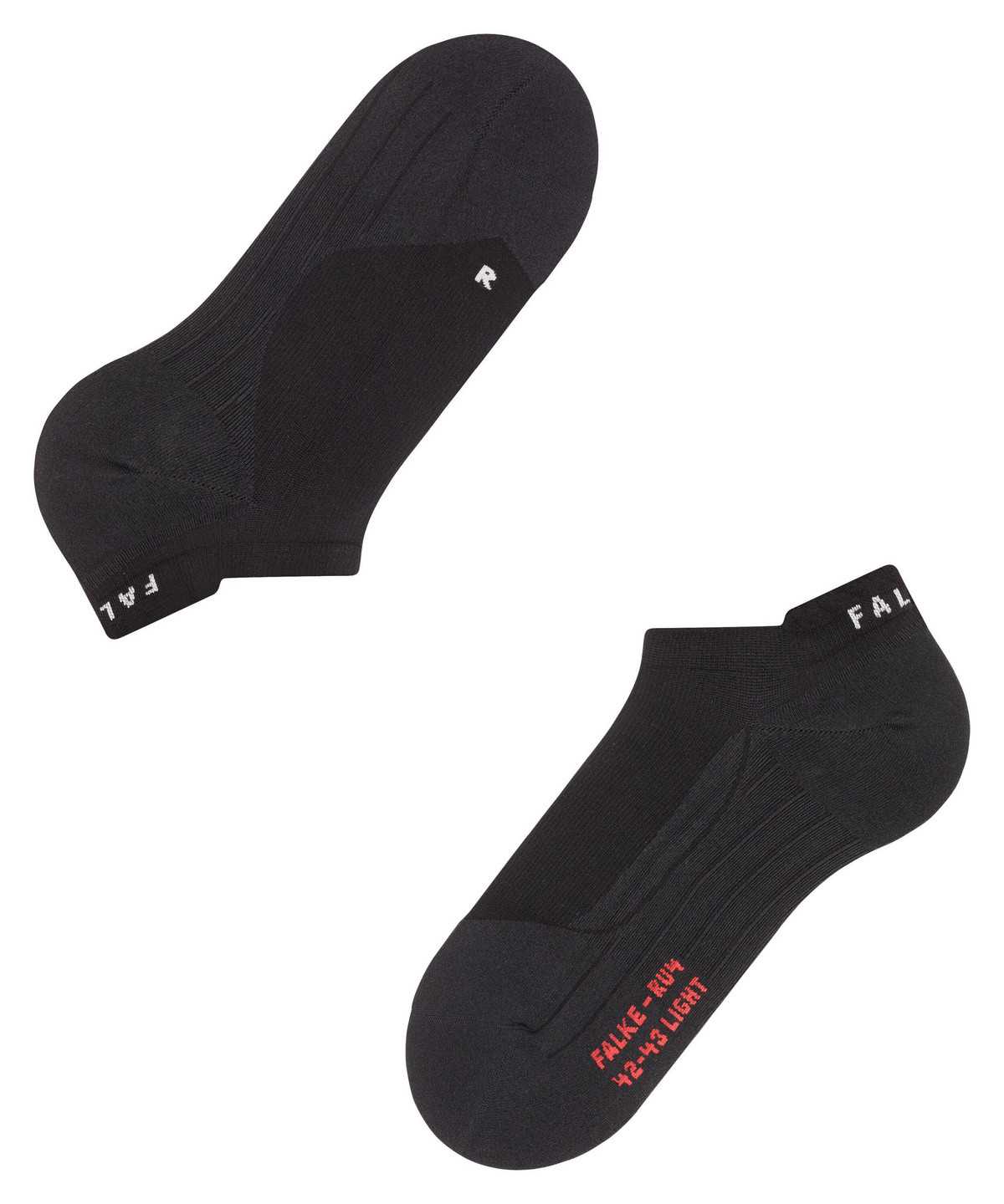 Falke RU4 Light Performance Invisible Running Invisibles Sports Socks Damen Schwarz | 1963705-UJ