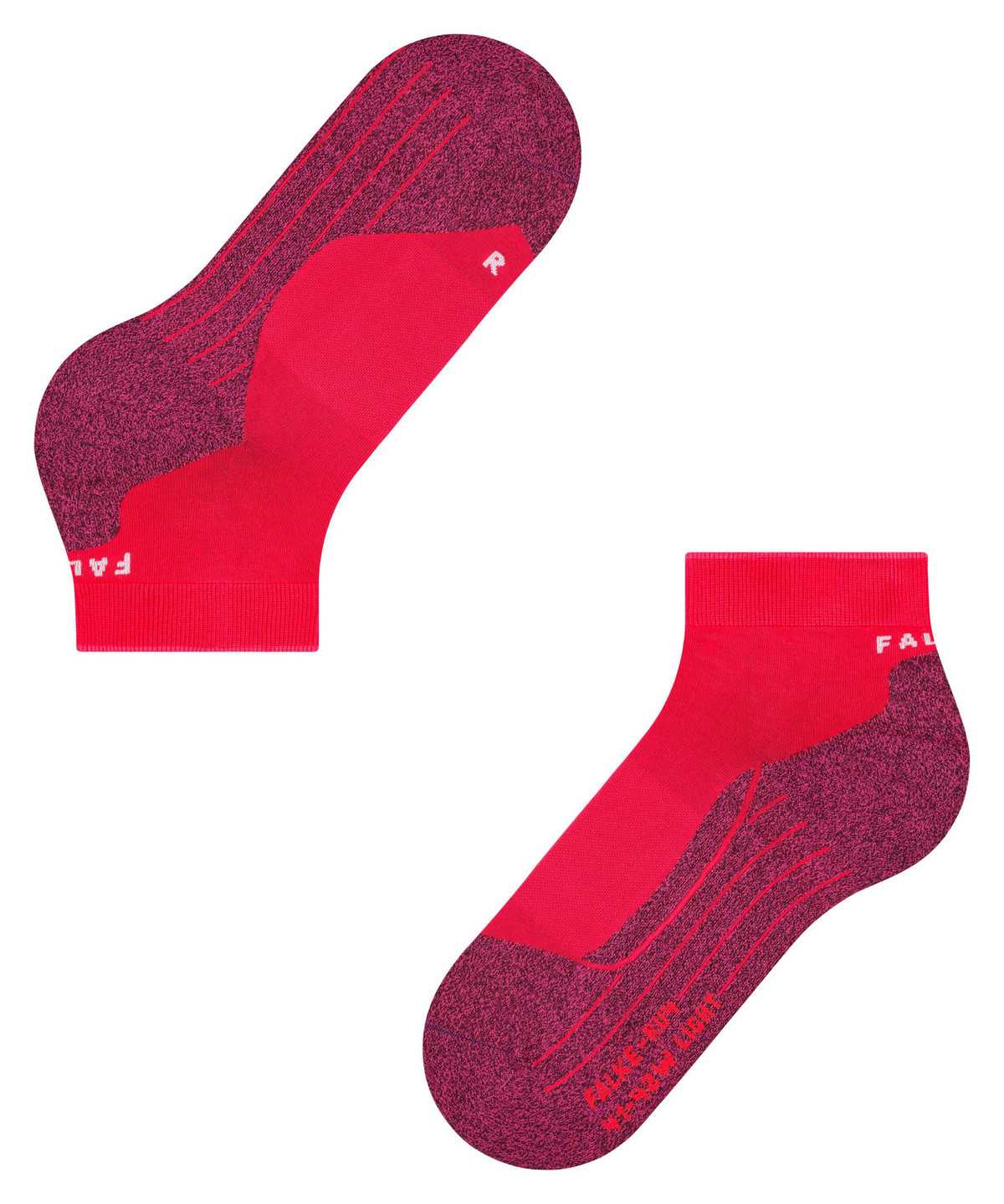 Falke RU4 Light Performance Short Running Short sock Sports Socks Damen Rot | 0728496-EY