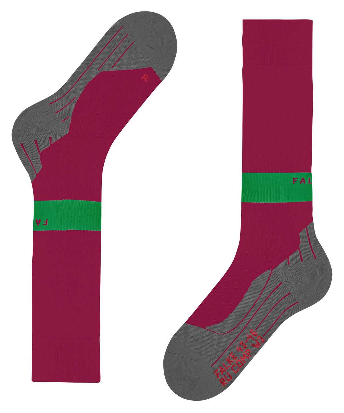 Falke RU Compression Energy Running Knee-high Socks Sports Socks Damen Rot | 3568192-BT