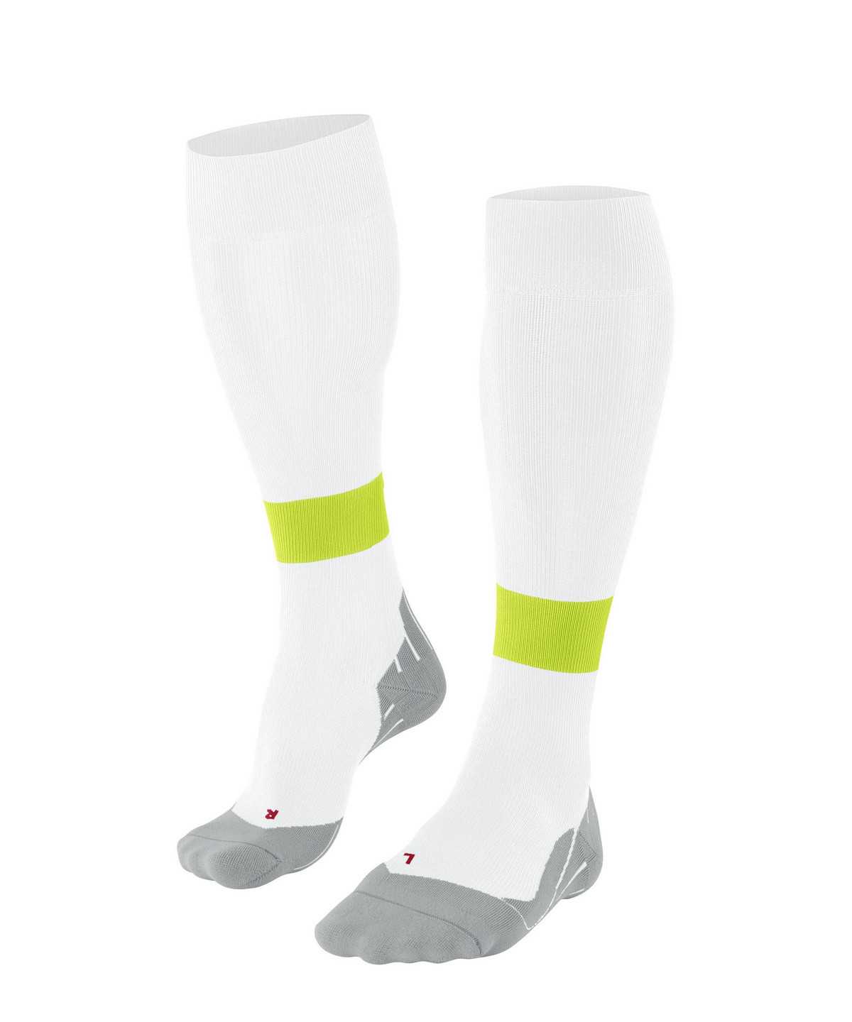 Falke RU Compression Energy Running Knee-high Socks Socken Herren Weiß | 1649870-BJ