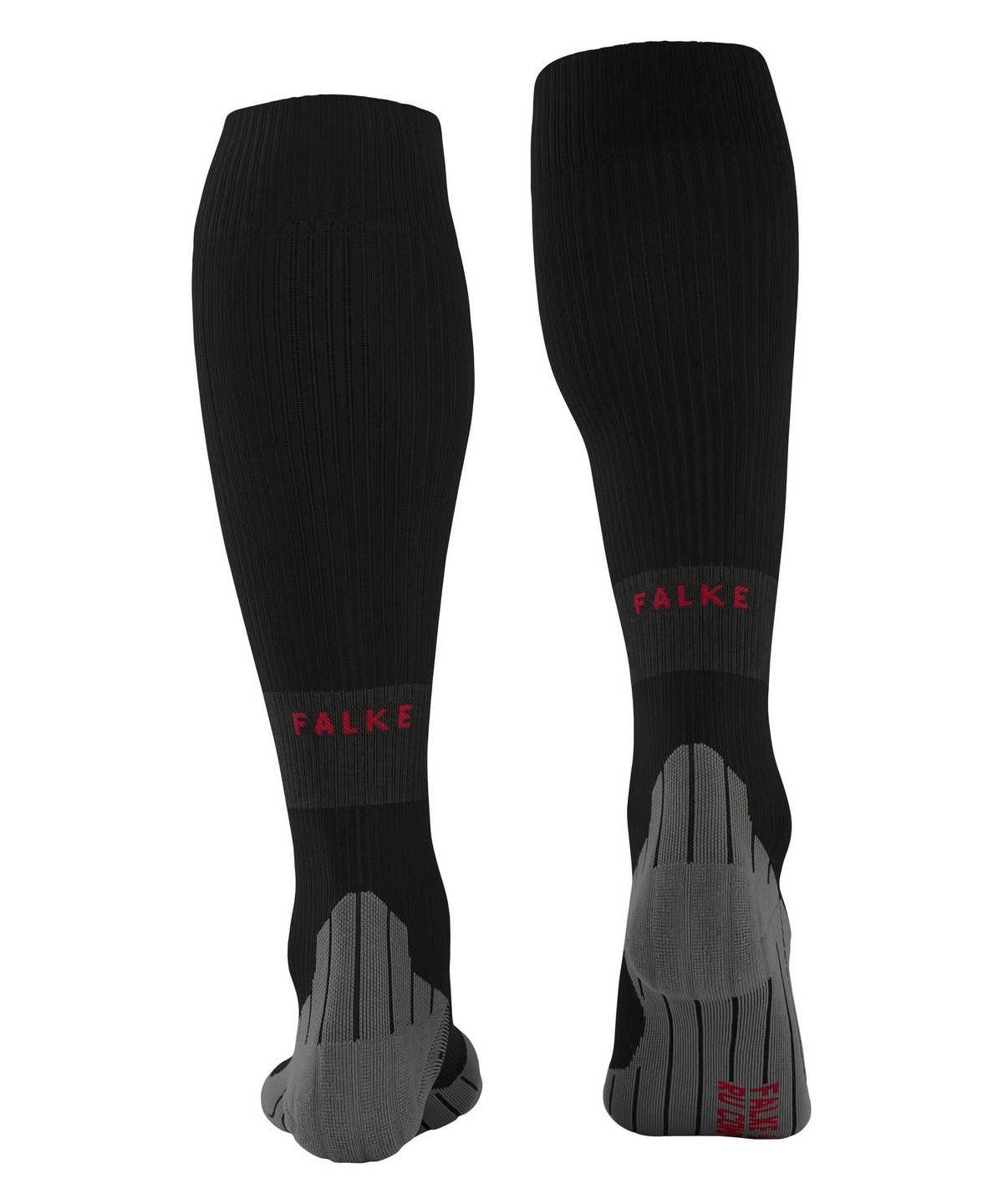 Falke RU Compression Energy Running Knee-high Socks Socken Herren Schwarz | 1503924-JK