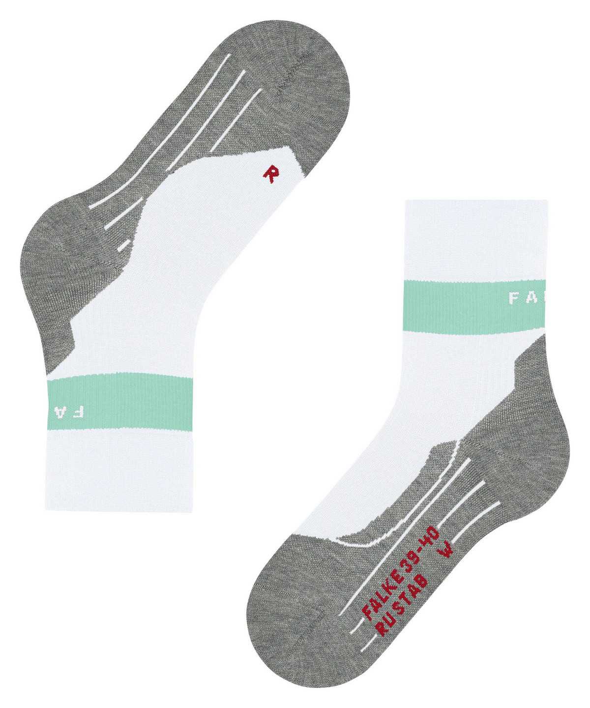 Falke RU Compression Stabilizing Running Socks Sports Socks Damen Weiß | 6540137-TX