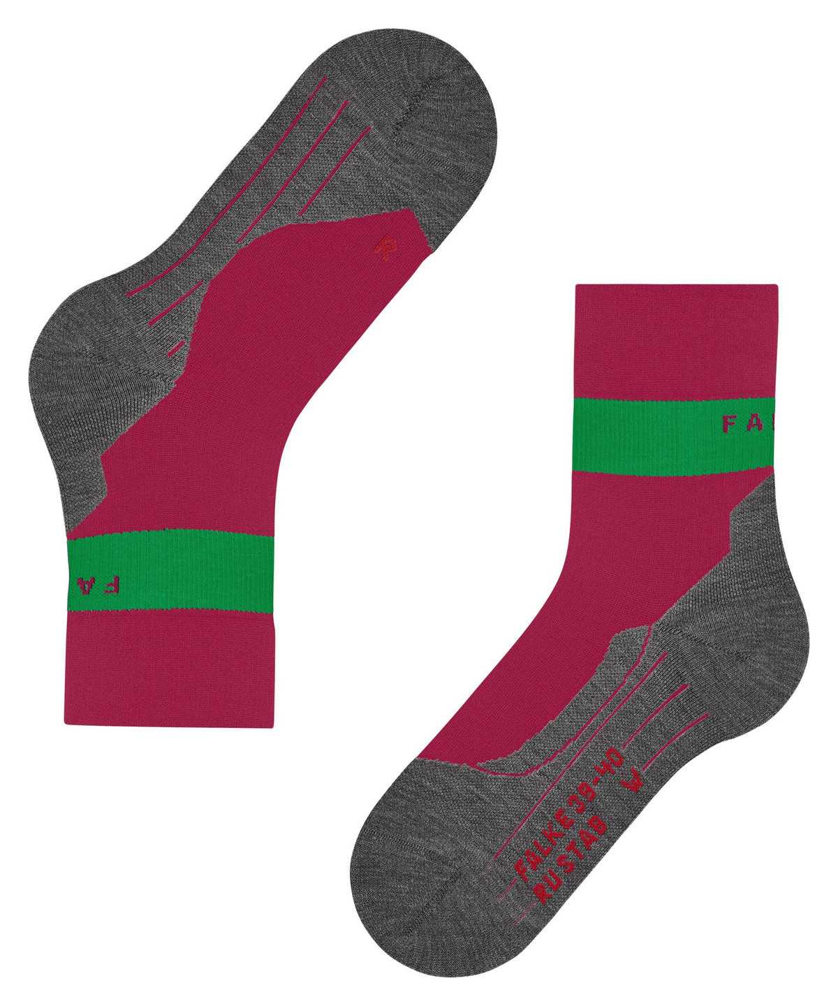 Falke RU Compression Stabilizing Running Socks Sports Socks Damen Rot | 6158079-KG