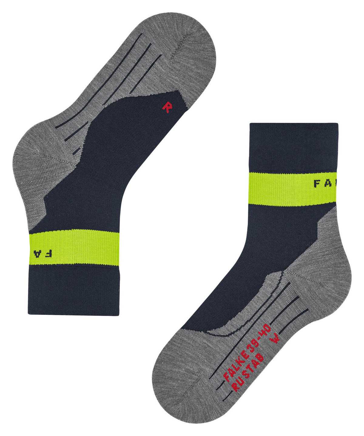 Falke RU Compression Stabilizing Running Socks Socken Herren Blau | 0216758-GU