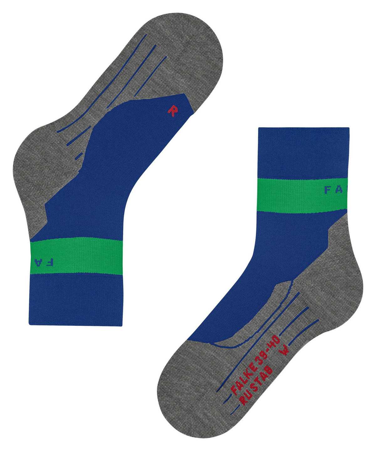 Falke RU Compression Stabilizing Running Socks Socken Herren Blau | 4713065-AF