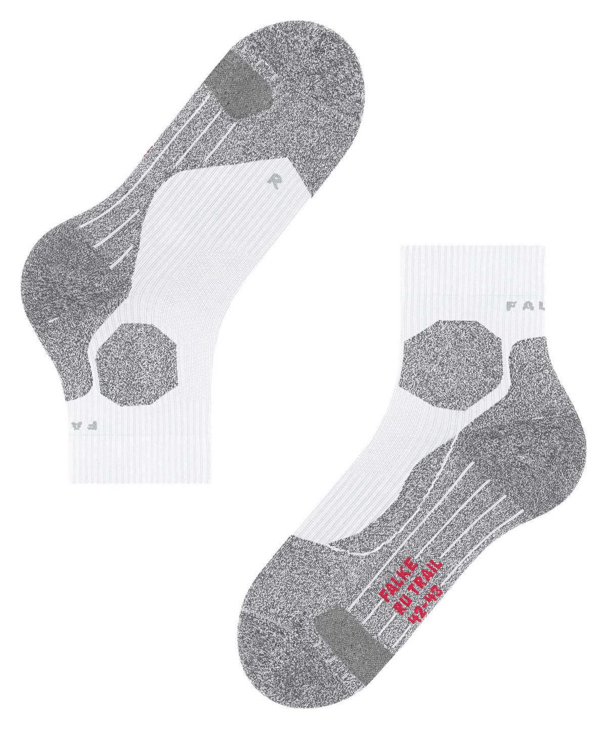 Falke RU Trail Grip Running Socks Socken Herren Weiß | 9201748-VQ