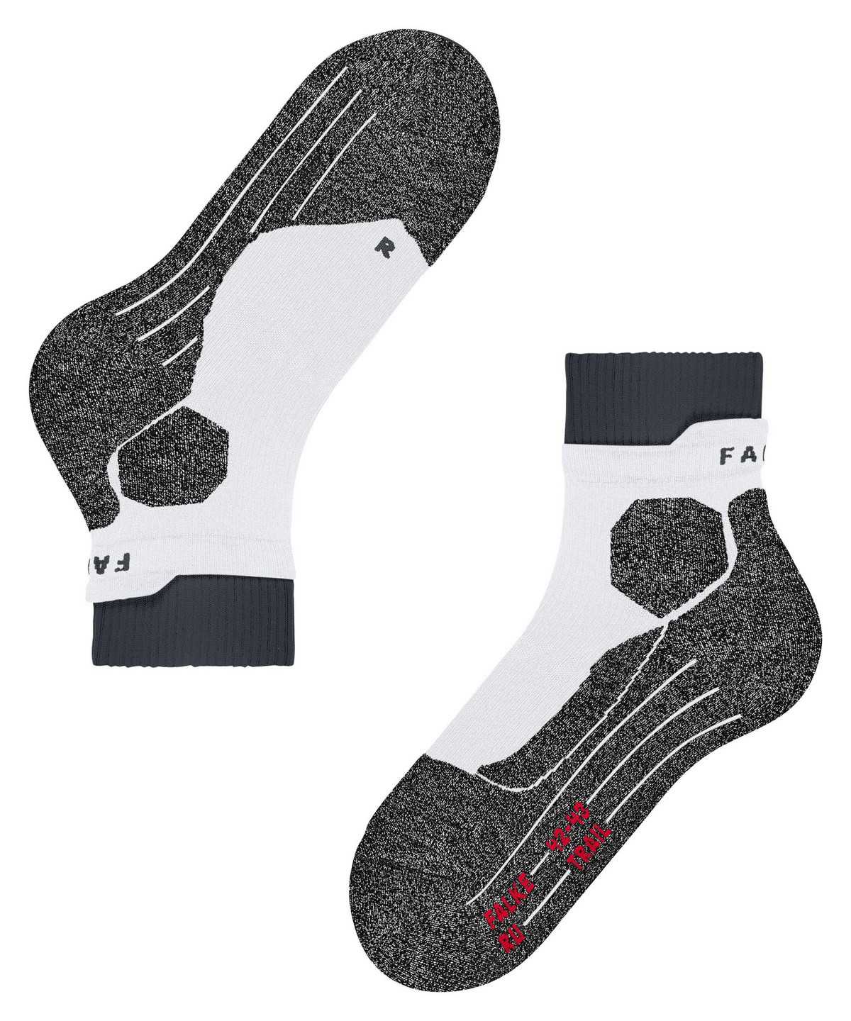 Falke RU Trail Running Socks Socken Herren Weiß | 7619845-PS