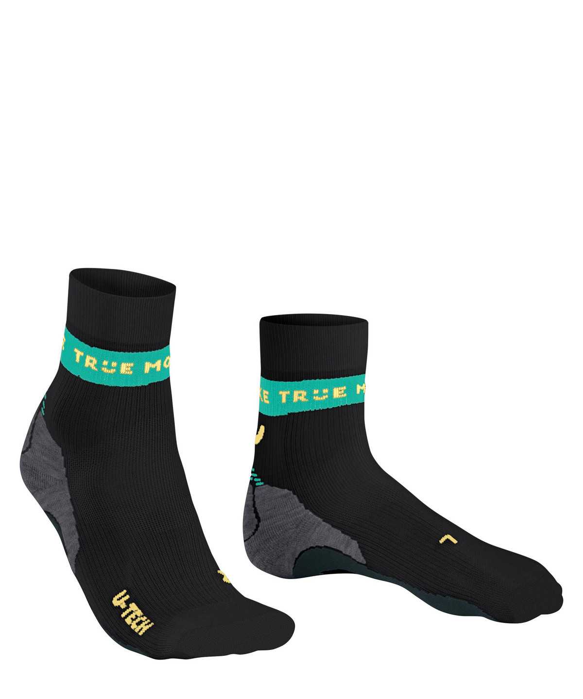 Falke RU True Motion Aion Running Socks Sports Socks Damen Schwarz | 3967502-BE