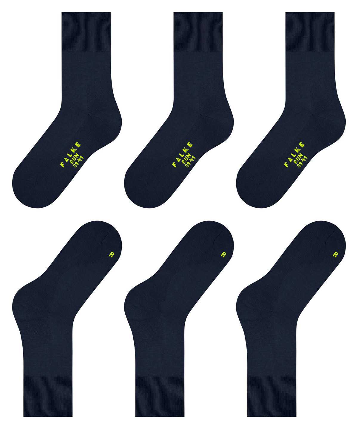 Falke Run 3-Pack Socks Socken Herren Blau | 6598103-AE