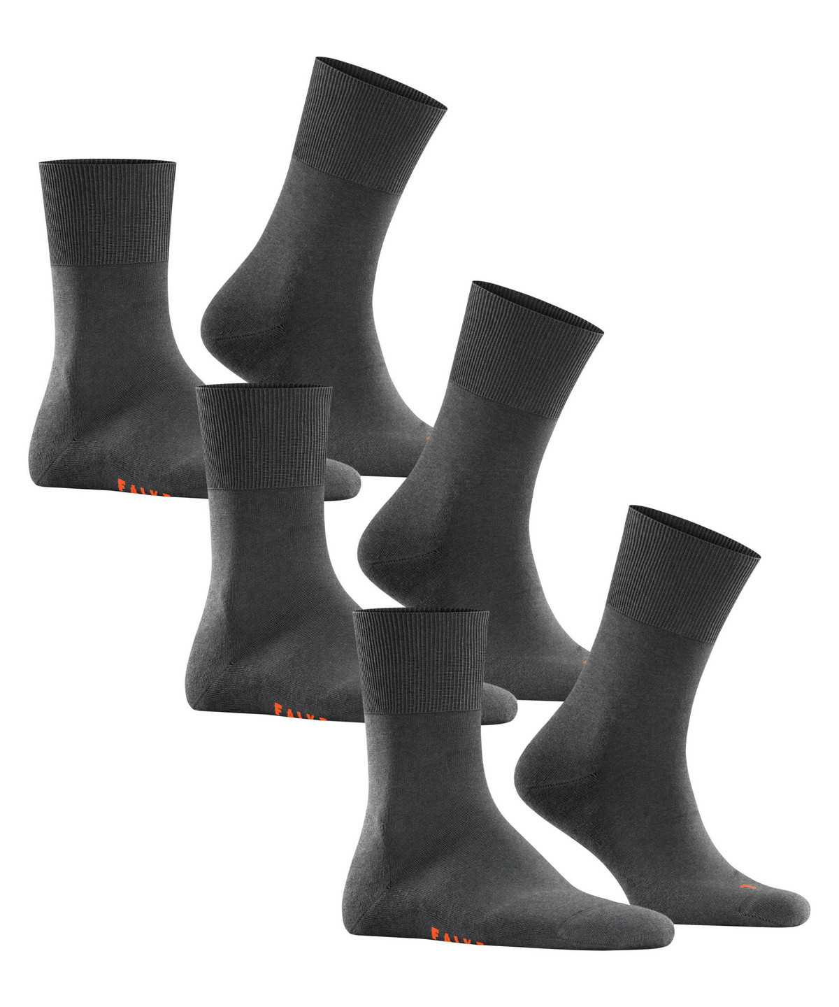 Falke Run 3-Pack Socks Socken Herren Grau | 9712435-NZ