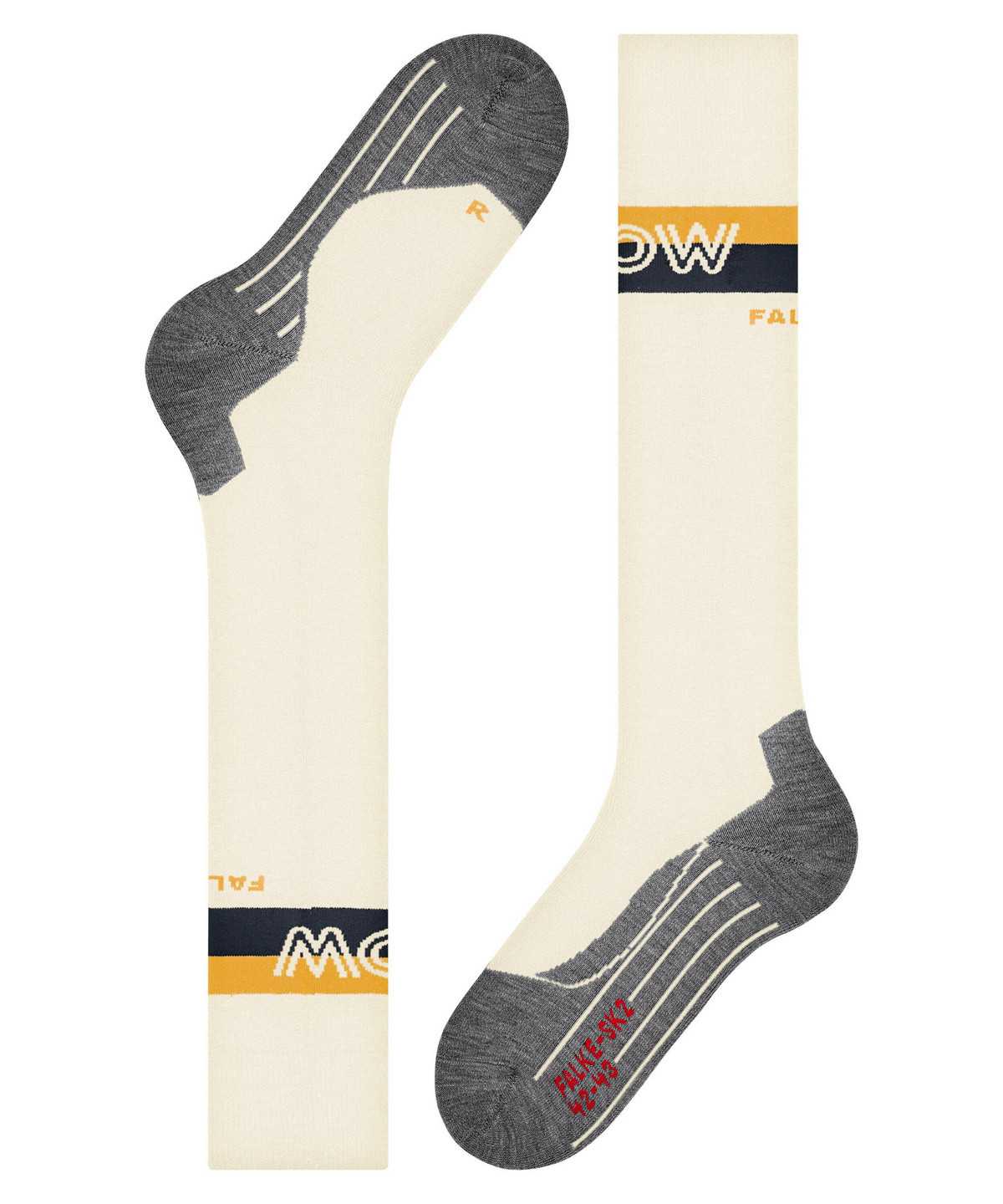 Falke SK2 Intermediate Skiing Knee-high Socks Socken Herren Weiß | 6418927-CB