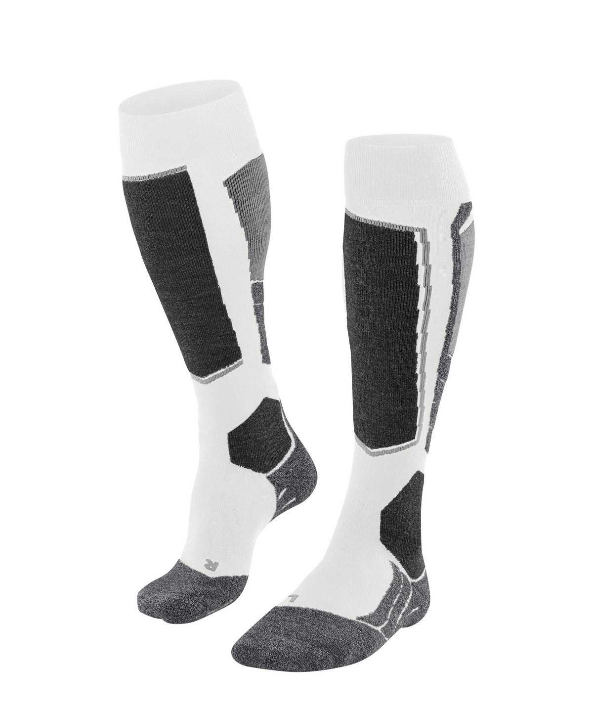 Falke SK2 Intermediate Vegan Skiing Knee-high Socks Sports Socks Damen Weiß | 6508417-PH