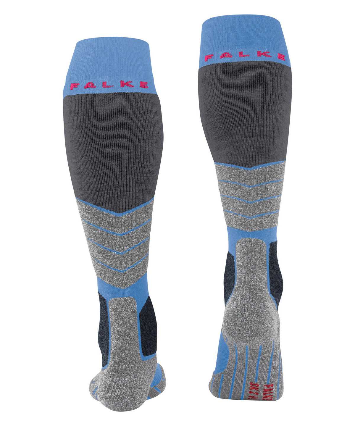 Falke SK2 Intermediate Vegan Skiing Knee-high Socks Sports Socks Damen Blau | 7401356-QE