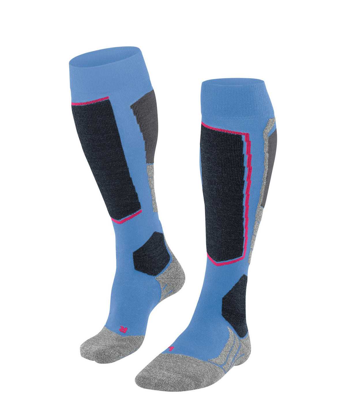 Falke SK2 Intermediate Vegan Skiing Knee-high Socks Sports Socks Damen Blau | 7401356-QE