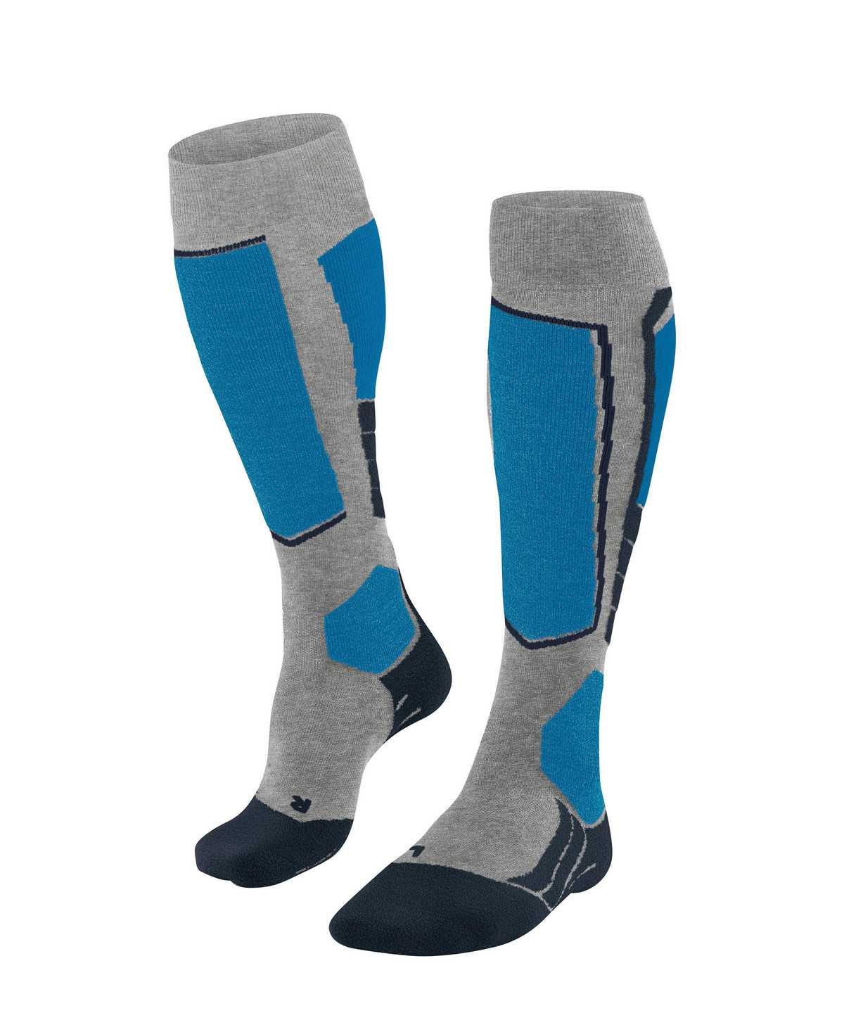 Falke SK2 Intermediate Vegan Skiing Knee-high Socks Socken Herren Grau | 3419068-FV