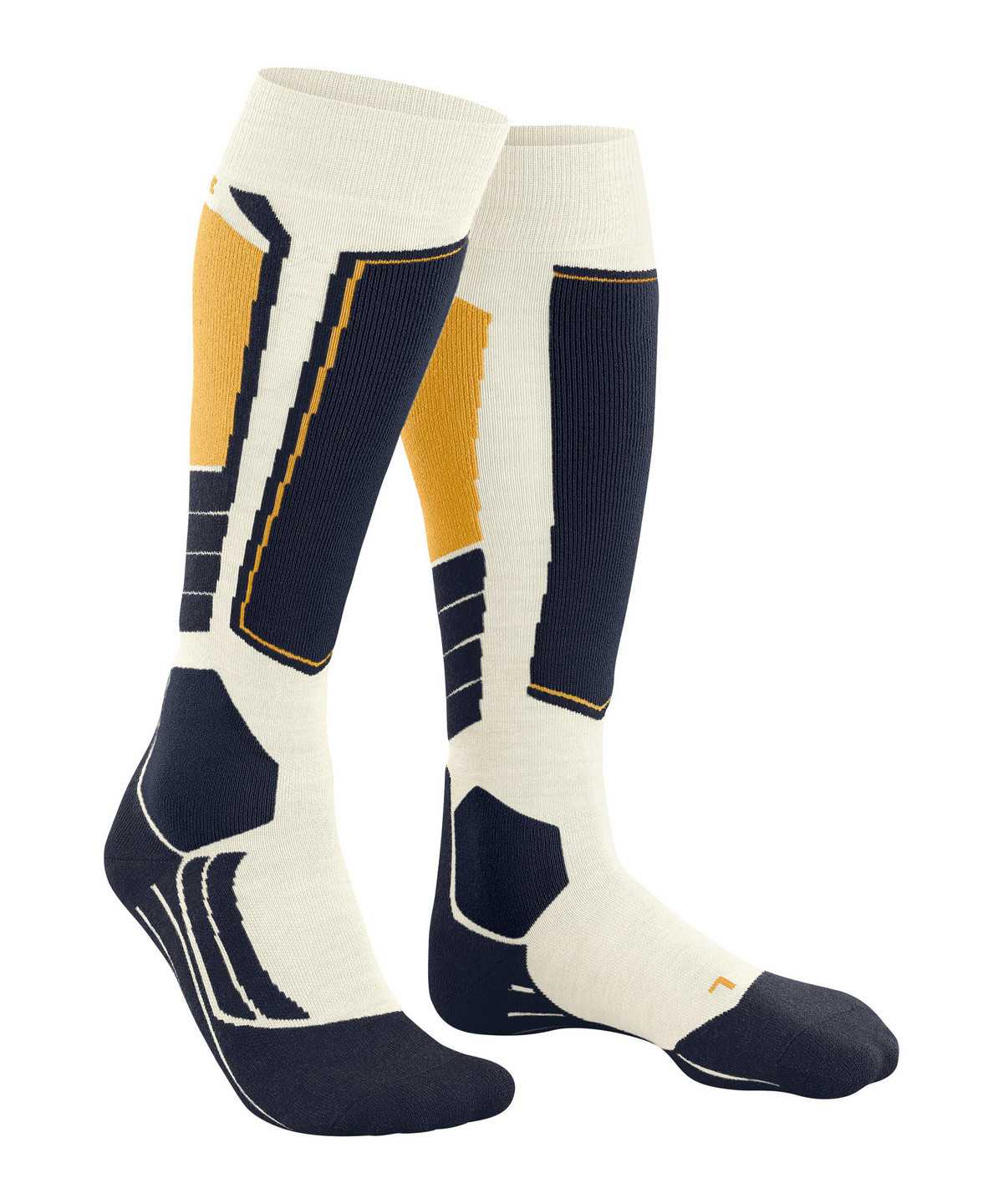 Falke SK2 Intermediate Wool Skiing Knee-high Socks Socken Herren Weiß | 8374201-SQ