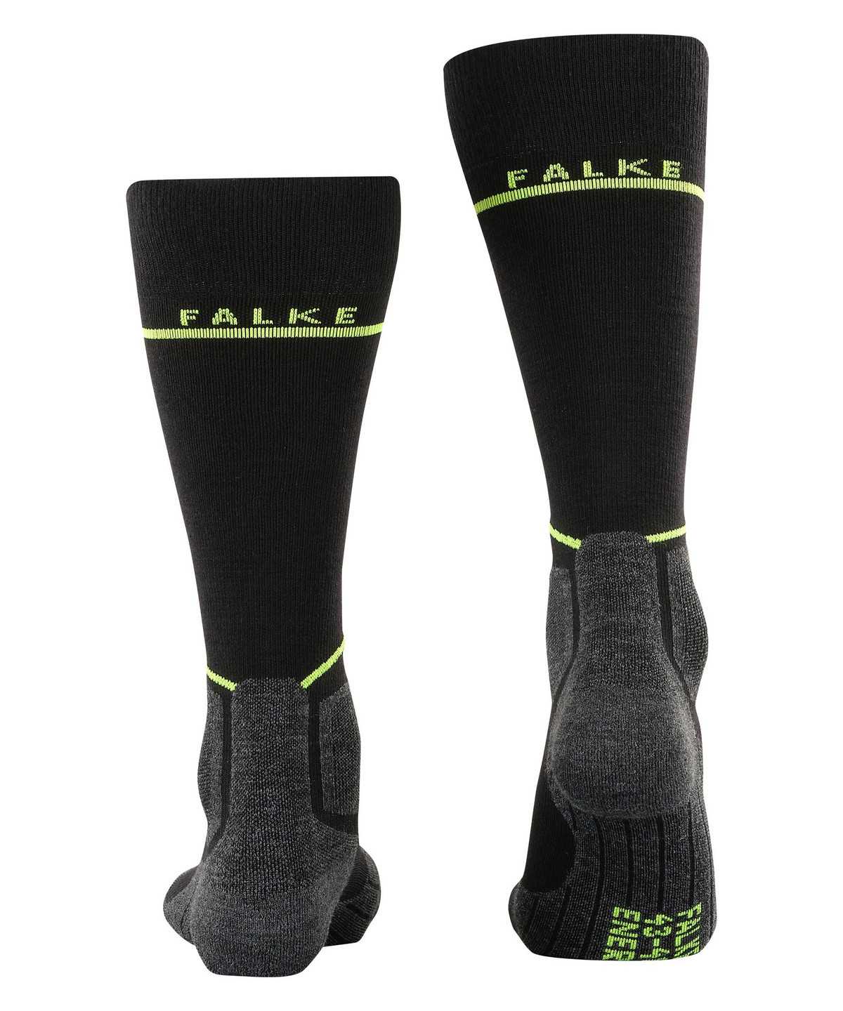 Falke SK Compression Wool Skiing Knee-high Socks Socken Herren Schwarz | 0813956-NA