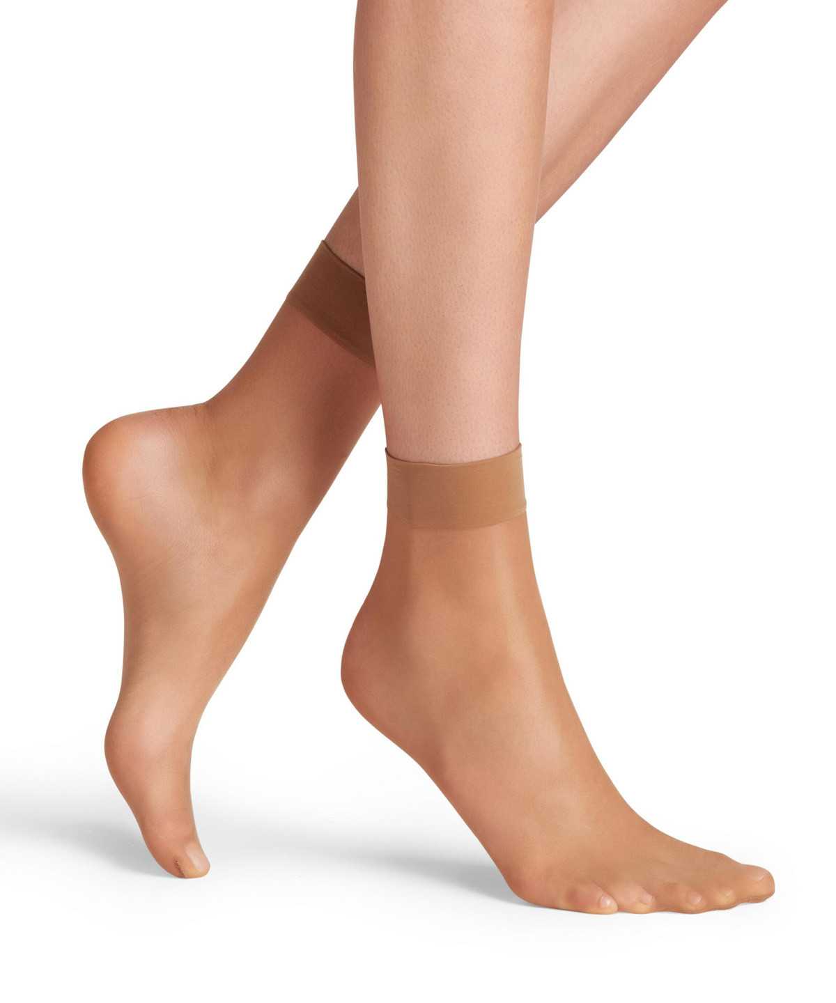 Falke Seidenglatt 15 DEN Ankle socks Socken Damen Beige | 9350721-KS