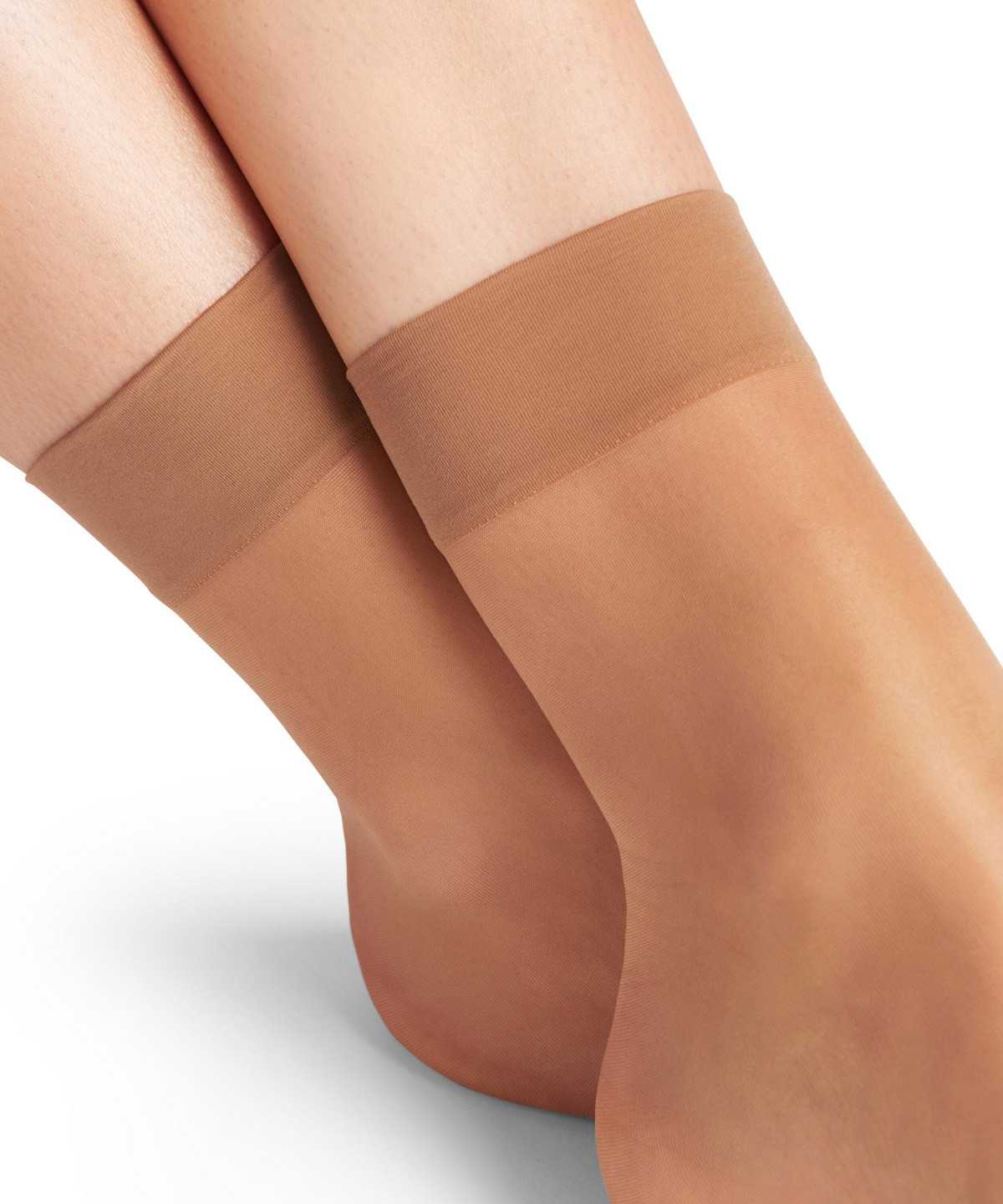 Falke Seidenglatt 15 DEN Ankle socks Socken Damen Beige | 9350721-KS