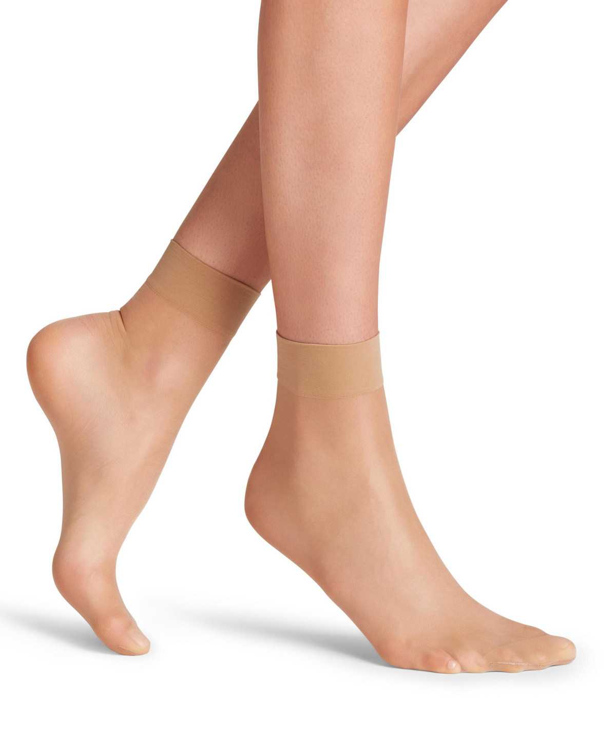 Falke Seidenglatt 15 DEN Ankle socks Socken Damen Beige | 8910745-IF