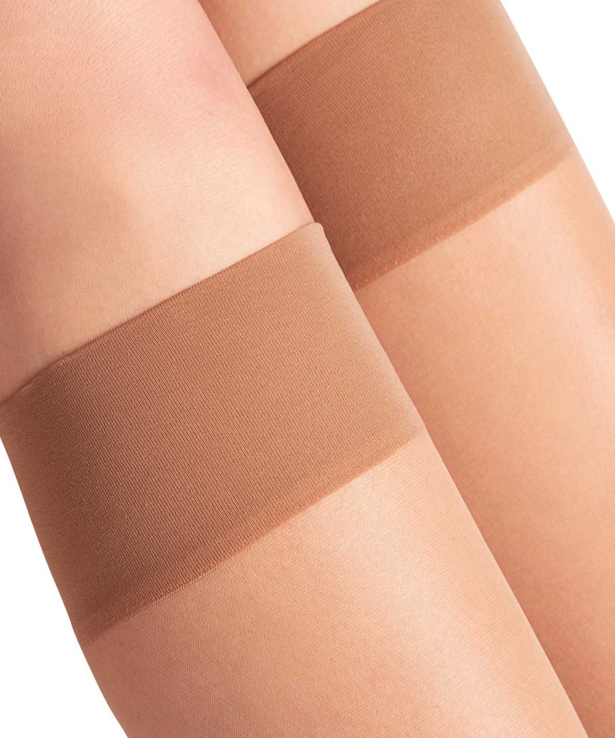 Falke Seidenglatt 15 DEN Knee-high Socks Socken Damen Beige | 4508921-CF