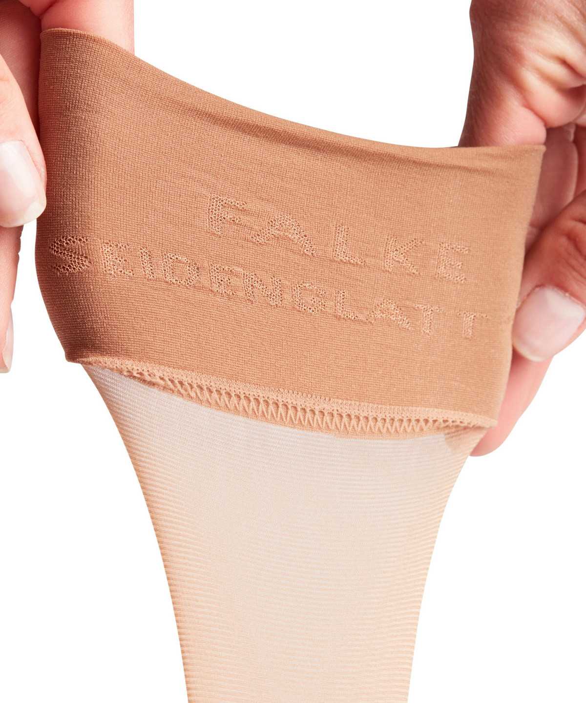 Falke Seidenglatt 15 DEN Knee-high Socks Socken Damen Beige | 4508921-CF