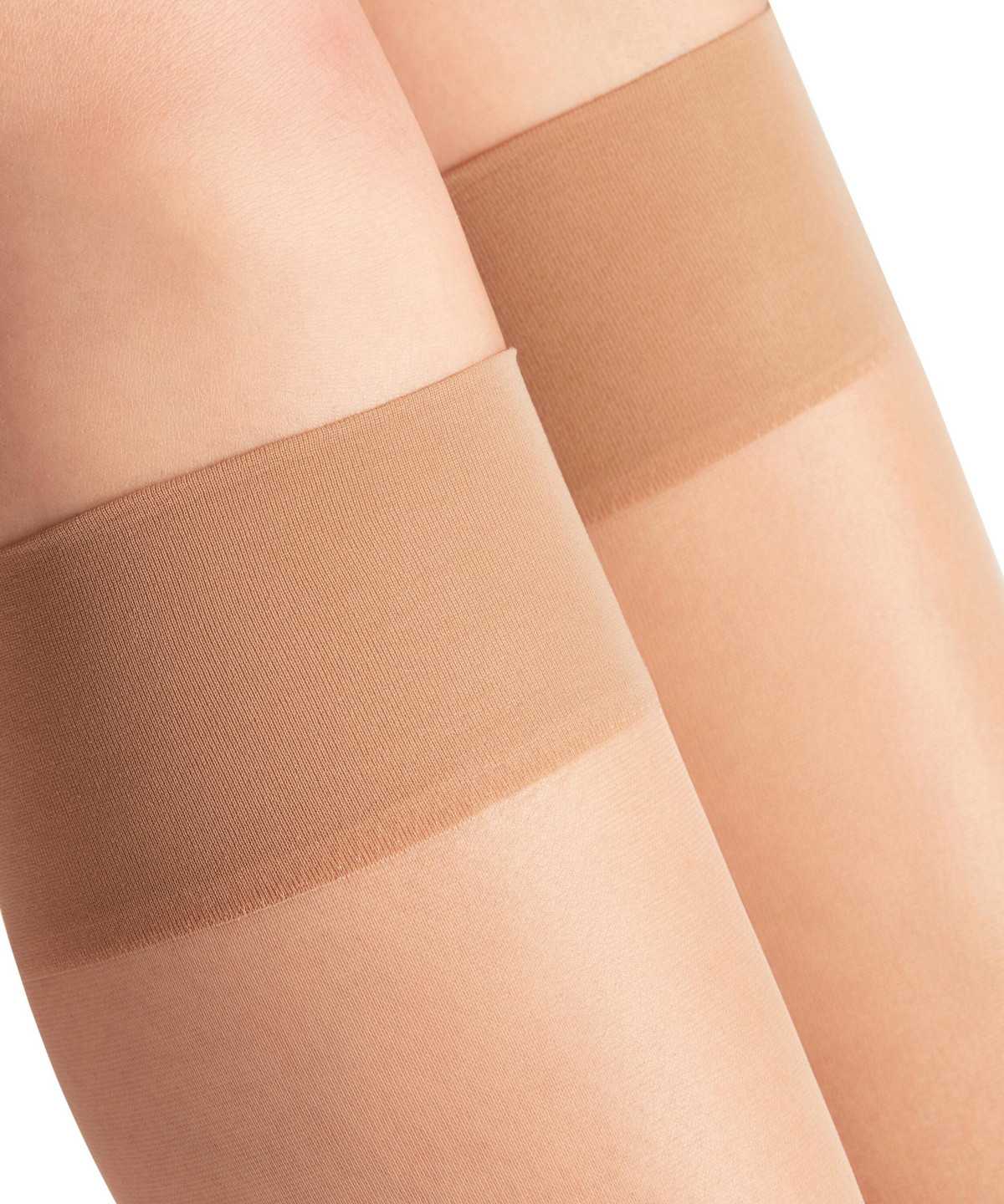 Falke Seidenglatt 15 DEN Knee-high Socks Socken Damen Beige | 7312596-GI