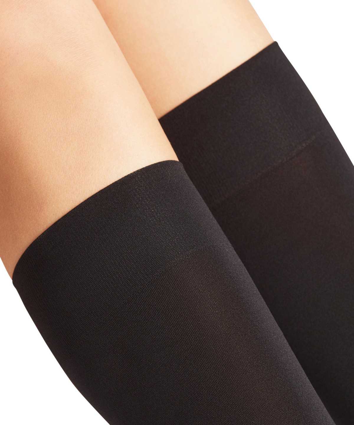 Falke Seidenglatt 40 DEN Knee-high Socks Socken Damen Schwarz | 4873062-UB