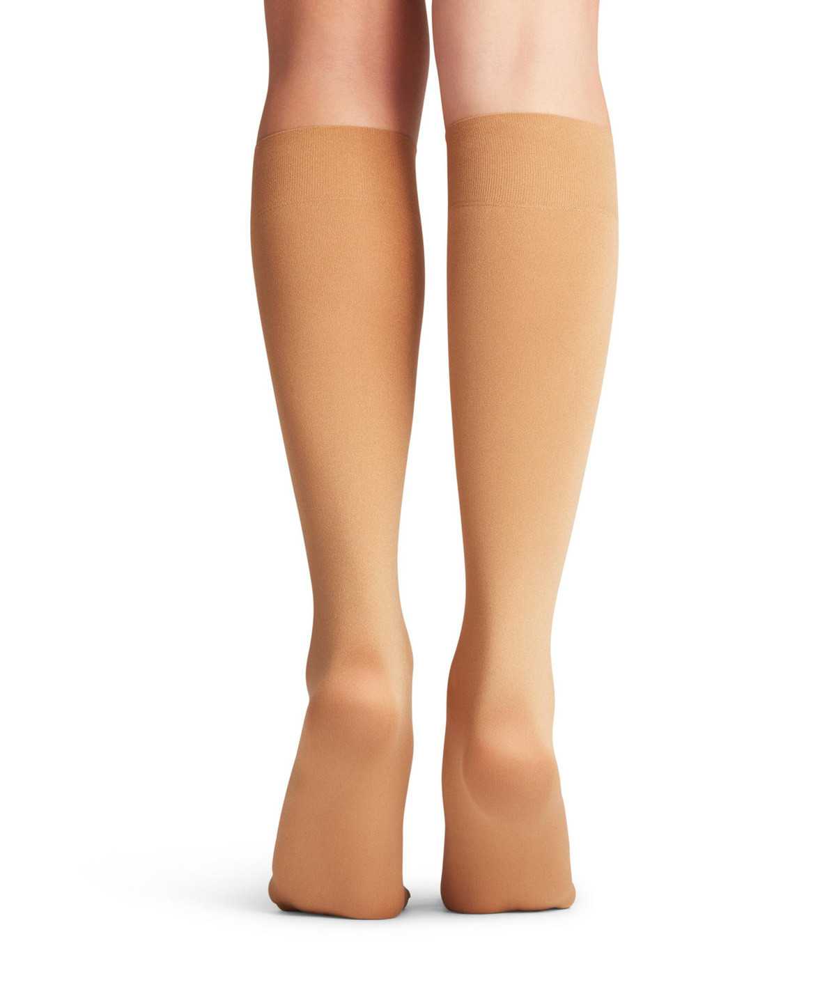 Falke Seidenglatt 40 DEN Knee-high Socks Socken Damen Beige | 0365487-OU