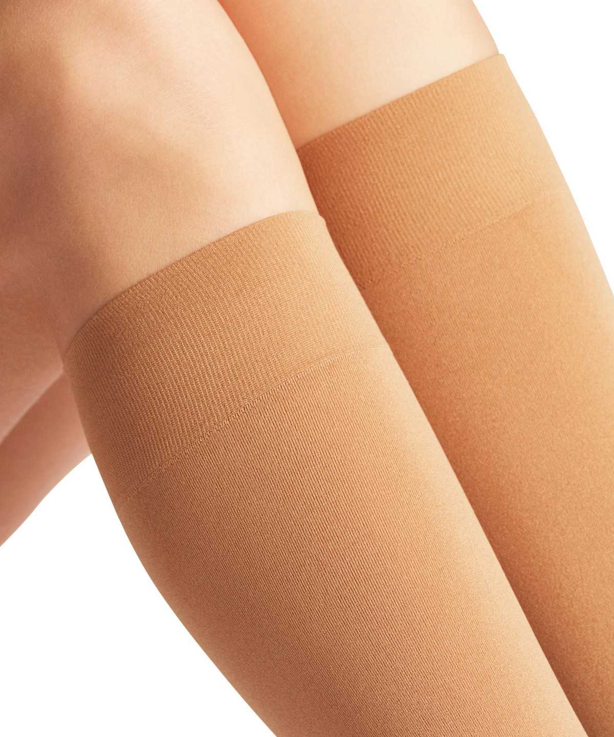 Falke Seidenglatt 40 DEN Knee-high Socks Socken Damen Beige | 0365487-OU