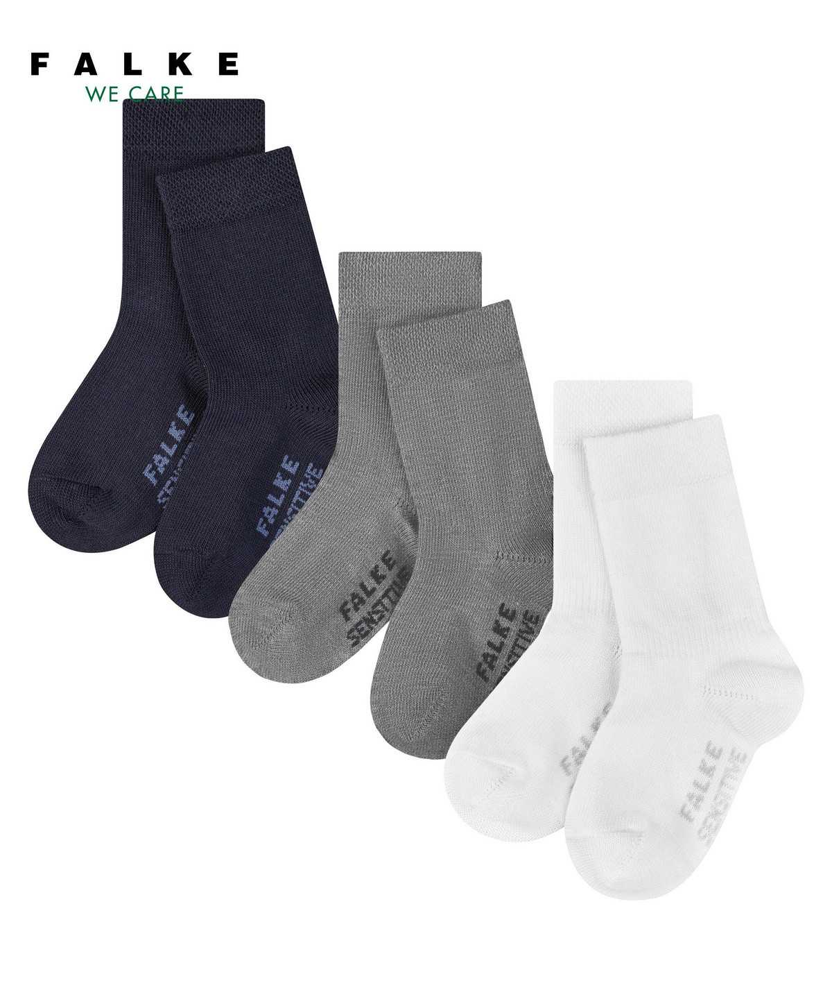 Falke Sensitive 3-Pack Socks Socken Baby Multicolored | 2710948-SQ