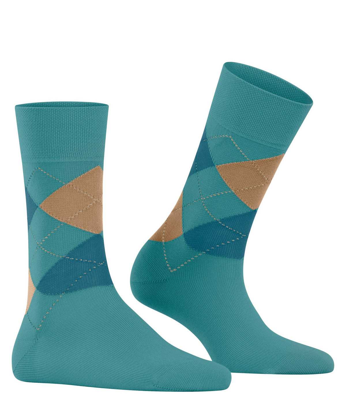 Falke Sensitive Argyle Socks Socken Damen Blau | 8329741-LC