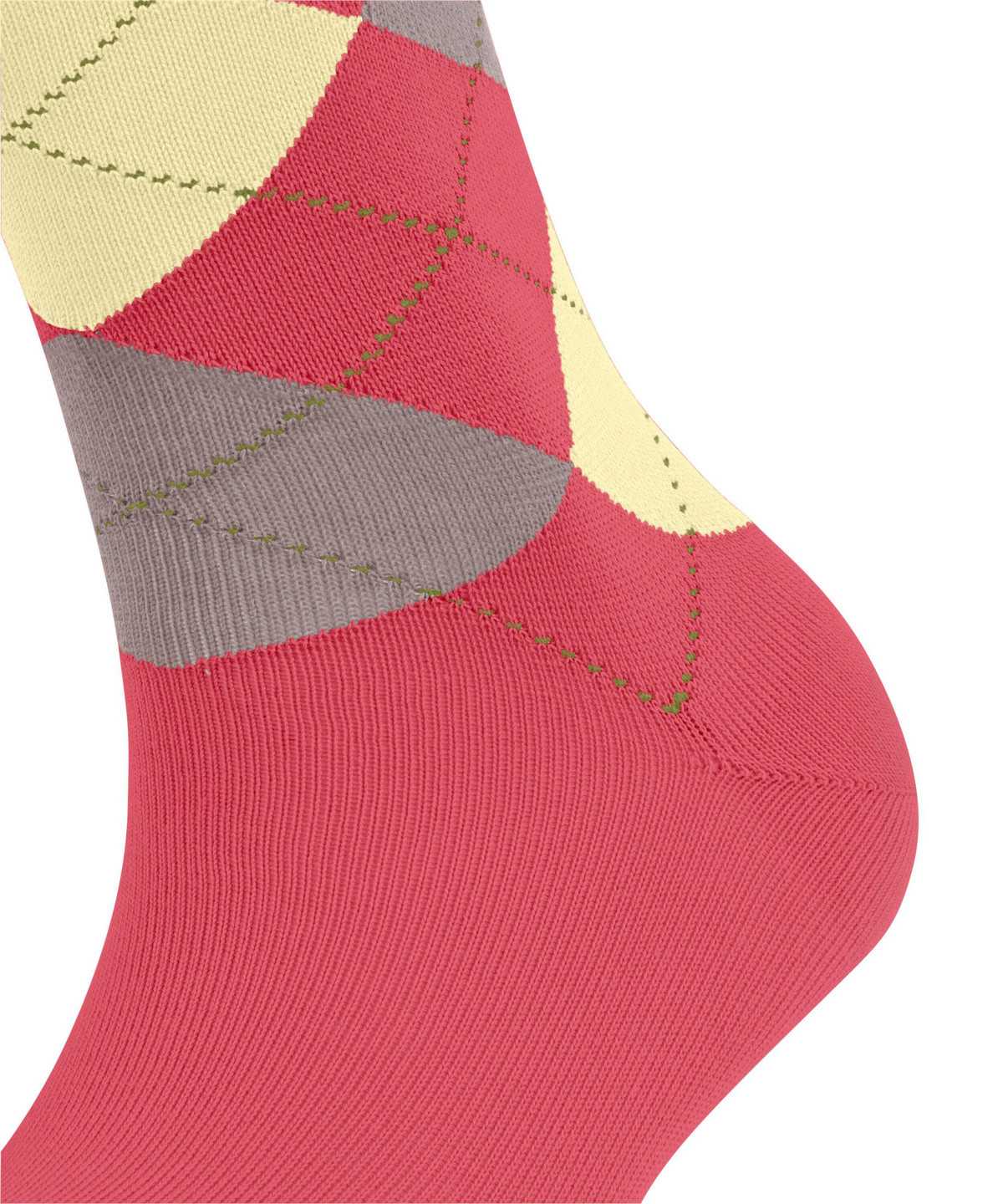 Falke Sensitive Argyle Socks Socken Damen Rot | 5621987-YH