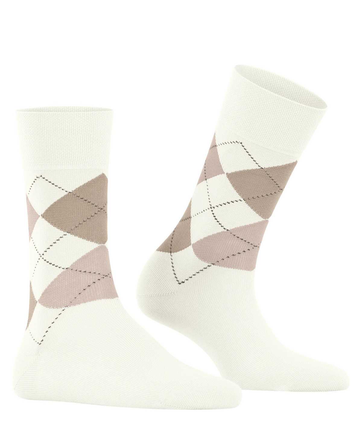 Falke Sensitive Argyle Socks Socken Damen Weiß | 7602543-LK