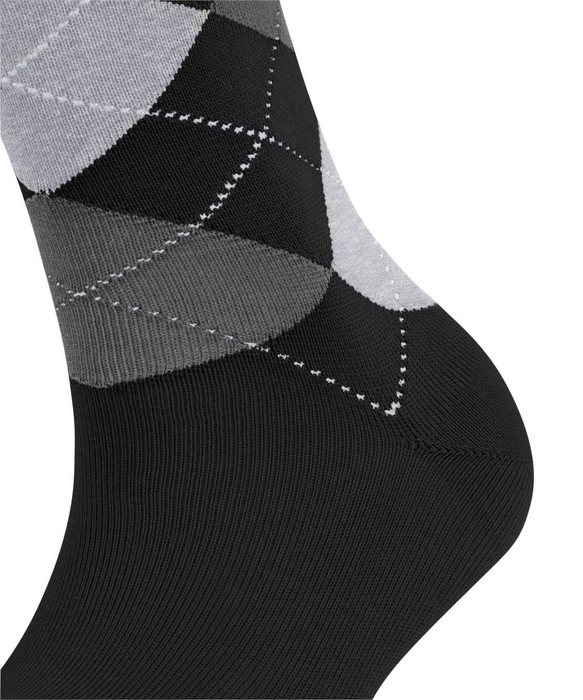 Falke Sensitive Argyle Socks Socken Damen Schwarz | 8103926-HG