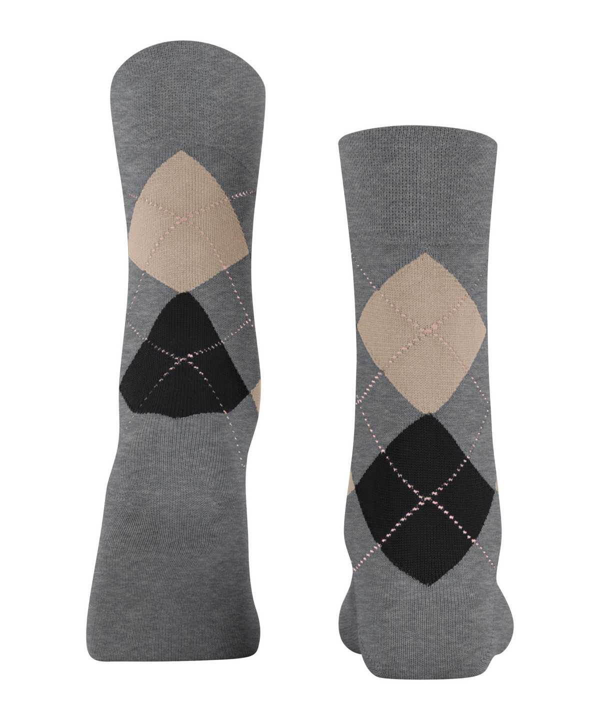 Falke Sensitive Argyle Socks Socken Damen Grau | 5317694-PU