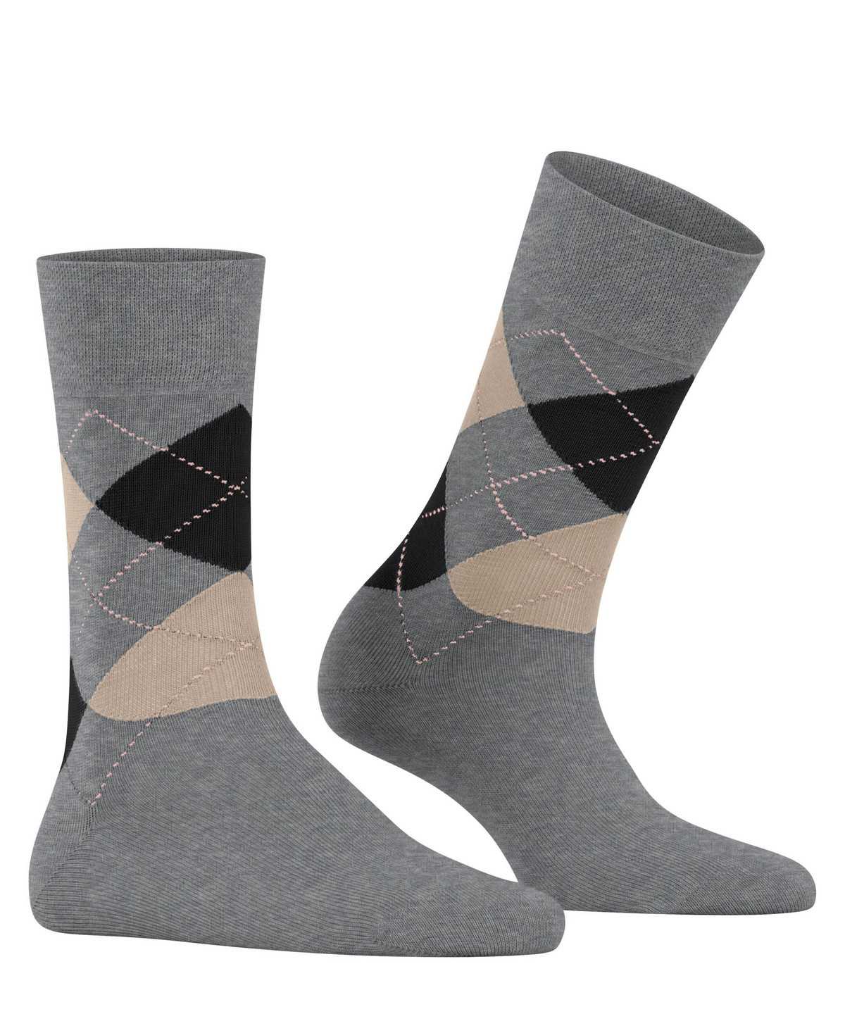 Falke Sensitive Argyle Socks Socken Damen Grau | 5317694-PU