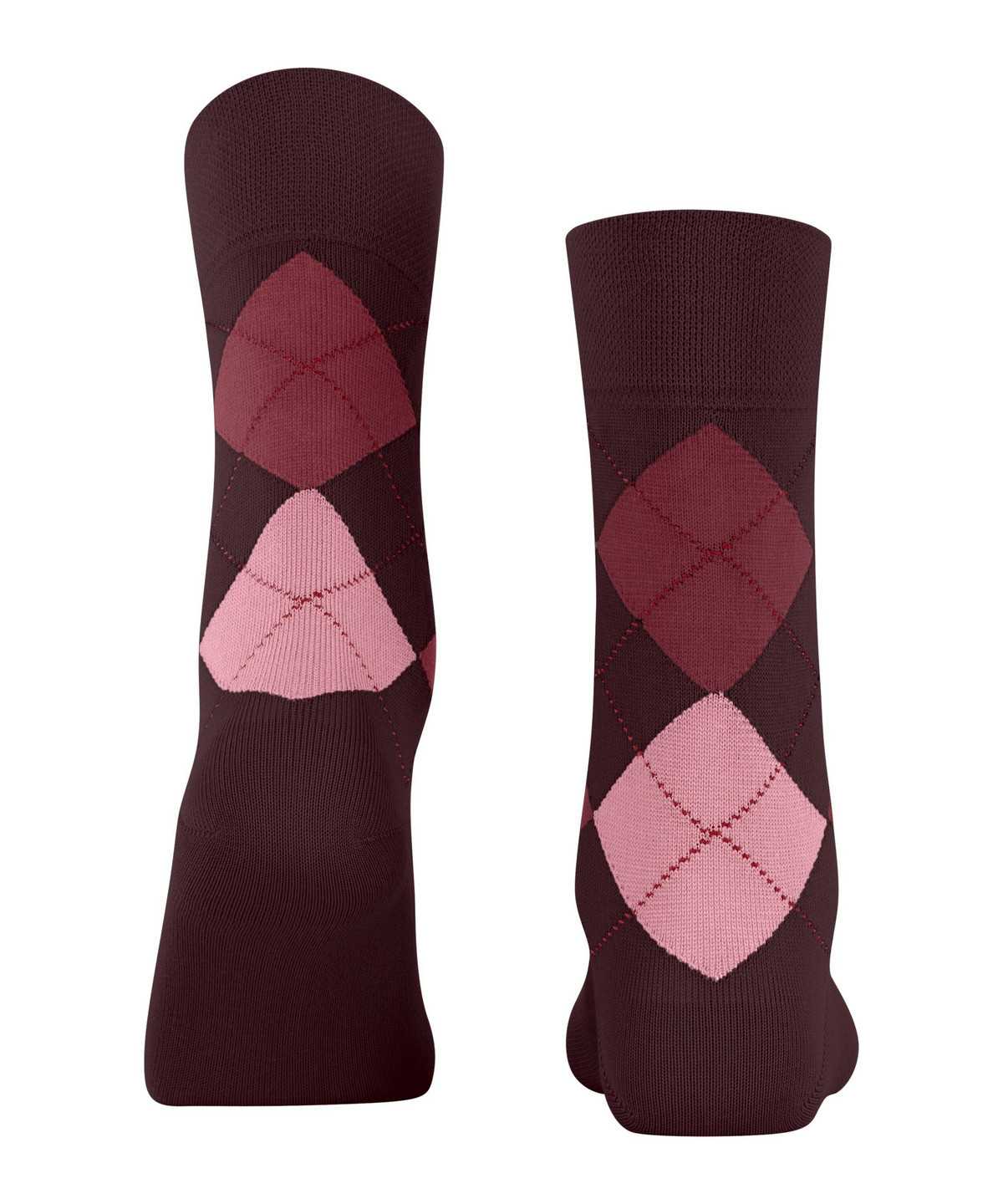 Falke Sensitive Argyle Socks Socken Damen Rot | 4170235-JY