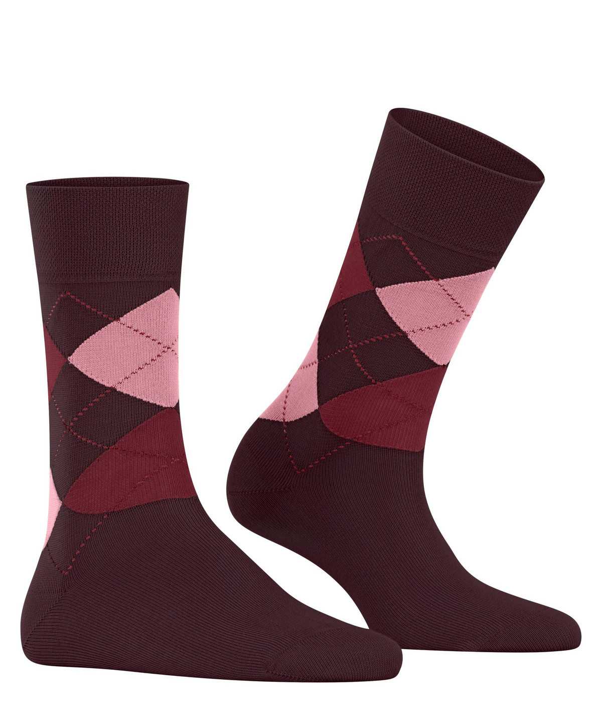 Falke Sensitive Argyle Socks Socken Damen Rot | 4170235-JY