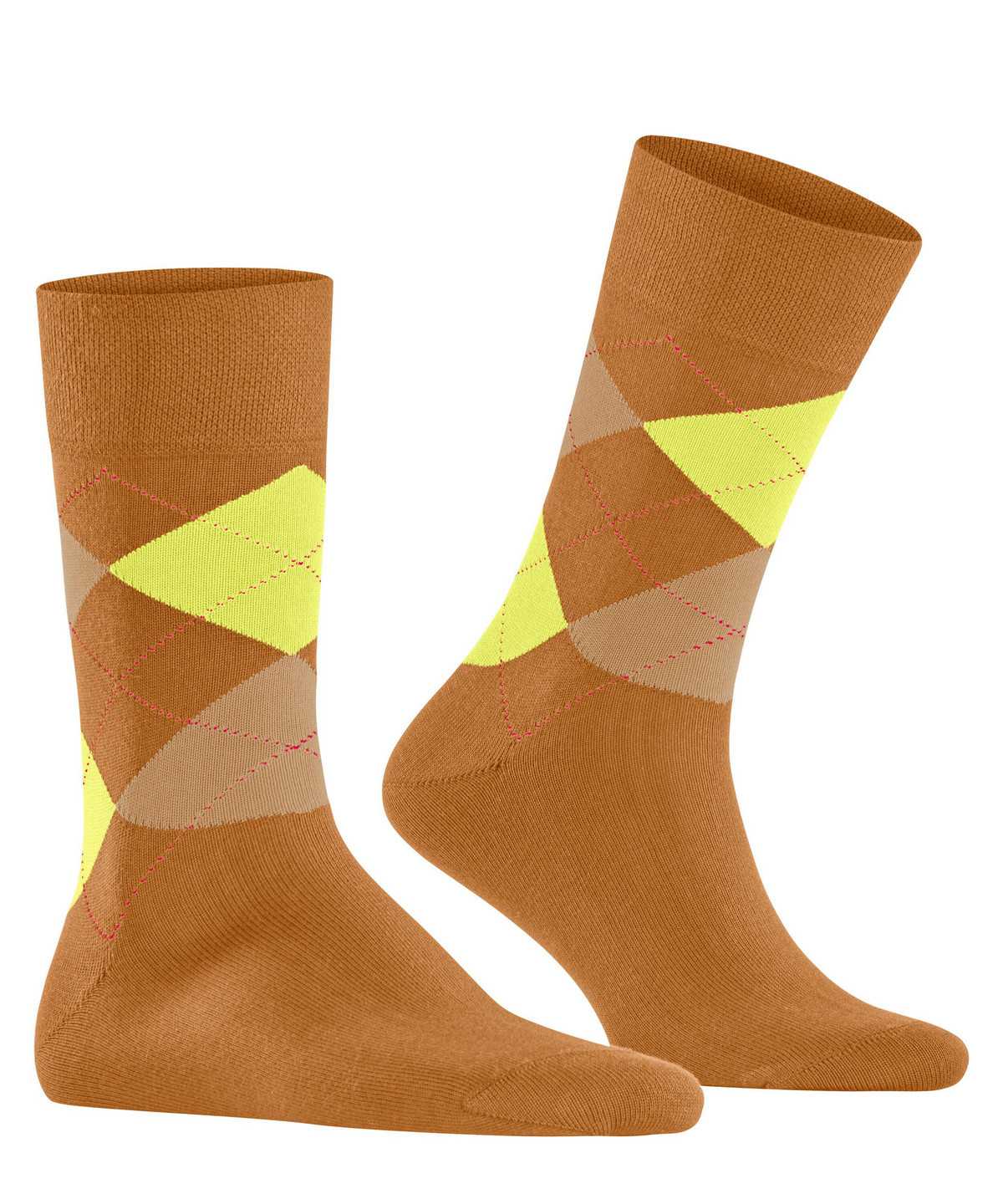 Falke Sensitive Argyle Socks Socken Herren Orange | 2653098-TQ