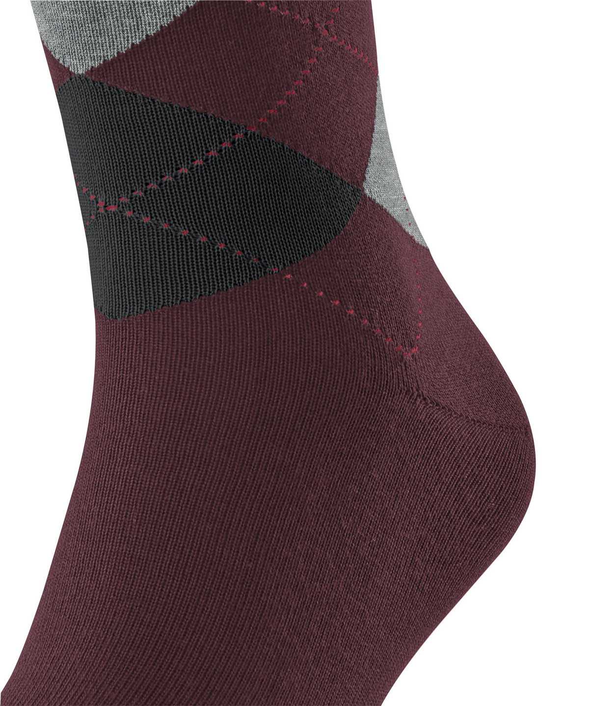 Falke Sensitive Argyle Socks Socken Herren Rot | 5271043-VS